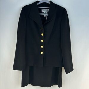 Vintage Dani Max Crepe Two Piece Blazer/Skirt Suit